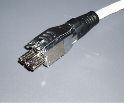 TERA Cat7 connector close-up