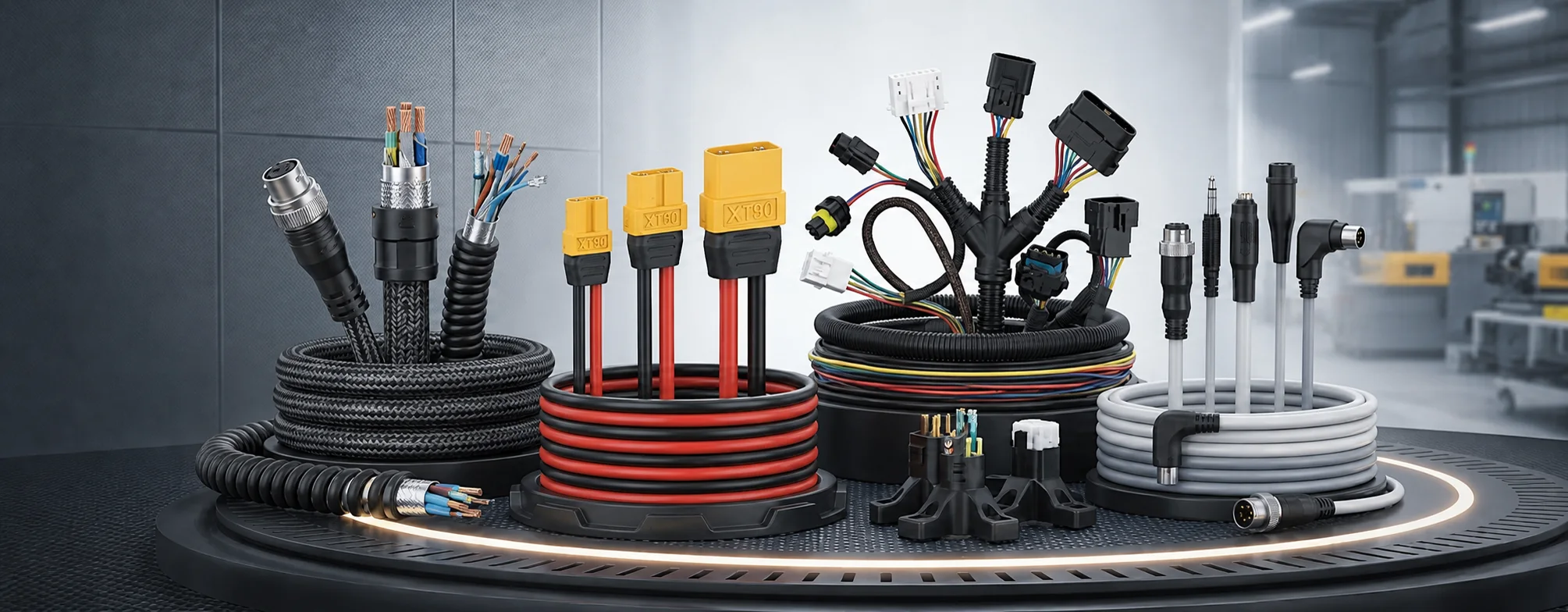 Industrial cable manufacturing and connector engineering