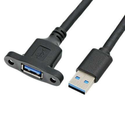 industrial-usb3-type-a-screw-lock-extension-cable