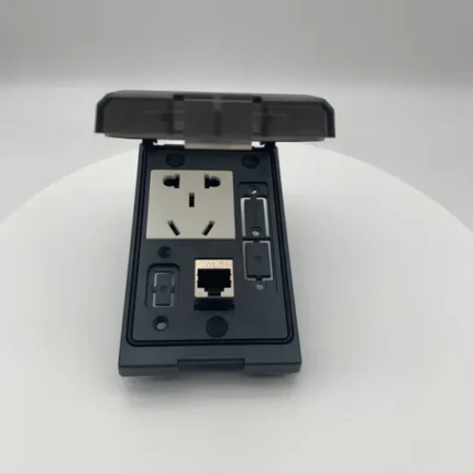 Control-Cabinet-Service-Interface-with-RJ45-and-USB-C-Front-Plate