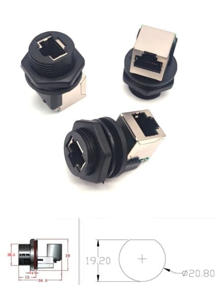IP67-Keystone-Panel-Frame-for-Field-Replaceable-RJ45-Modules