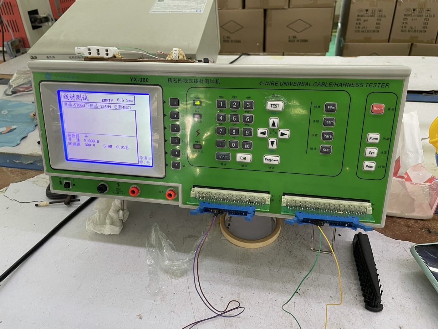 cable harness tester used for continuity and pinout verification