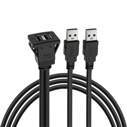 dual-port-usb-3-0-panel-flush-mount-extension-cable