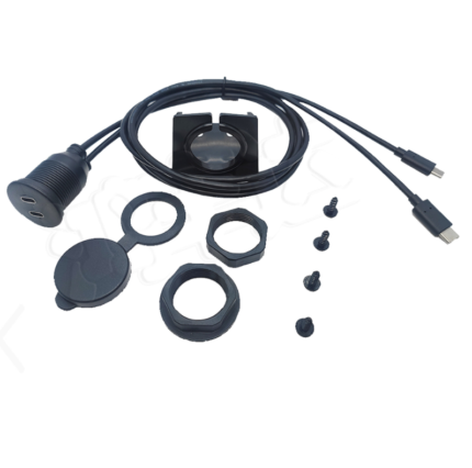dual-usb-c-twin-port-car-dashboard-flush-mount-bracket