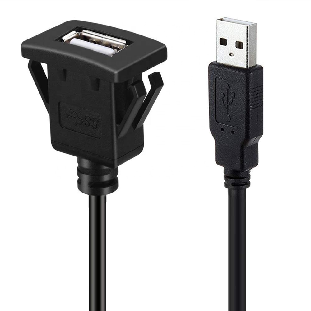 photobank single-usb-a-female-car-dashboard-flush-mount-cover